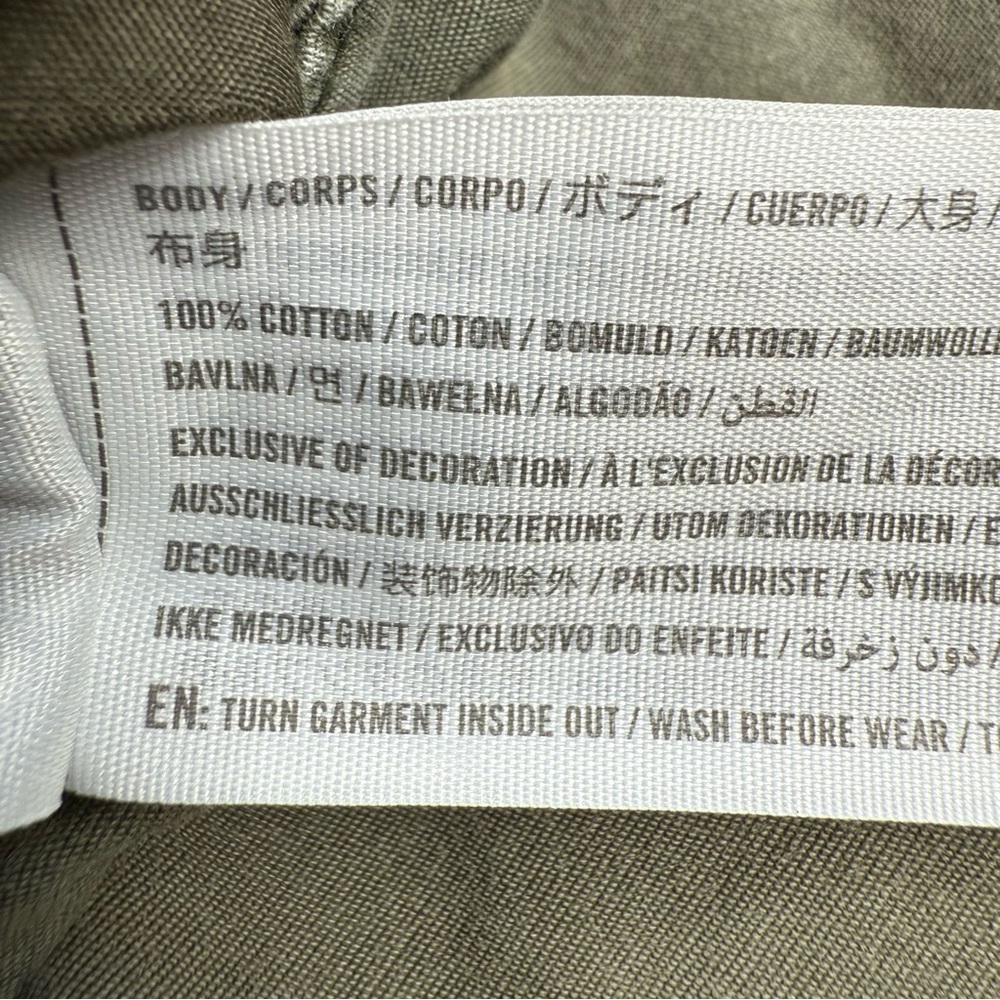 Abercrombie & Fitch Khaki Army Green Cargo Utility Jogger Pants Women Medium EUC - Picture 6 of 11